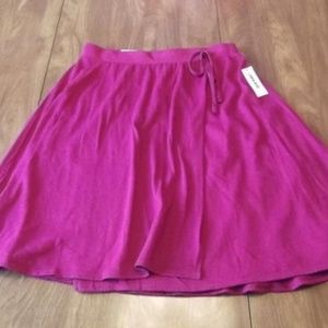 Old Navy Small Purple Magenta Lined Skirt NWT